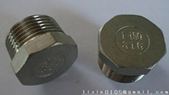 stainless steel hexagon plug