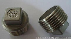 stainless steel square plug