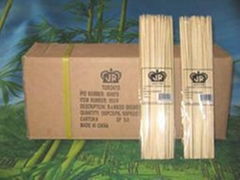 Barbecue bamboo stick