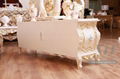 French style noble white TV stand 5