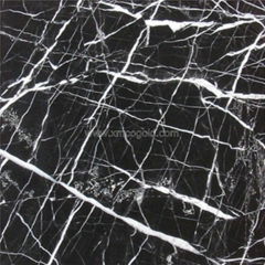 Marble natural stone polished Black Marquina