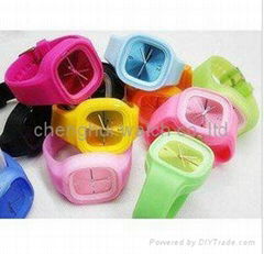 silicone jelly watch