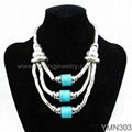 Fashion Chunky Turquoise Necklace 2