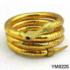 Fashion Serpentine Snake Gold Bracelet 