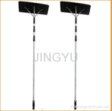 New Telescopic snow pusher for the roof Alu pole and Plastic shovel 5