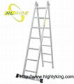 Aluminium folding Multi-function ladder(HM-527) 