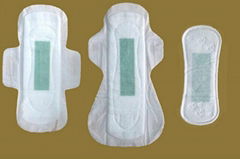 Cotton anion sanitary napkin