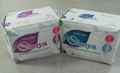 Cotton active oxygen and Far-IR sanitary towel