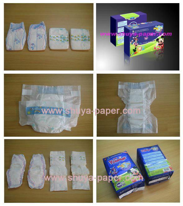 dry surface baby diaper