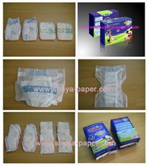 dry surface baby diaper