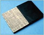 Rubber sheet with insertion