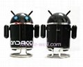 Android black cute robots speaker