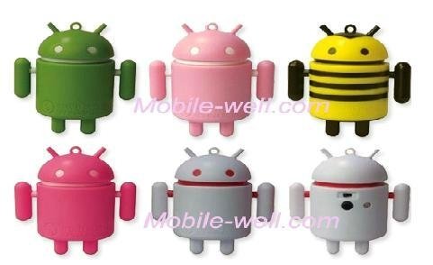 Android black cute robots speaker 3