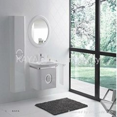 Solid wood modern bathroom vanity cabinet BS-8801