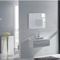 Solid wood modern bathroom vanity