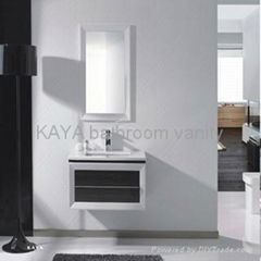 Solid wood modern bathroom vanity cabinet MG-7801