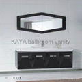 Solid wood modern bathroom vanity