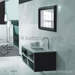 Solid wood modern bathroom vanity cabinet ZS-9807