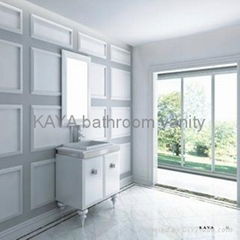 Solid wood modern bathroom vanity cabinet XD-1002