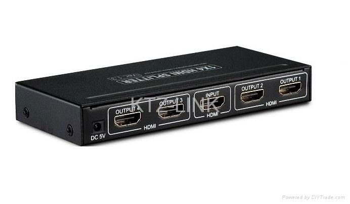 HDMI Splitter 1 input 4 outputs ver1.3 support 3D 1080P 2