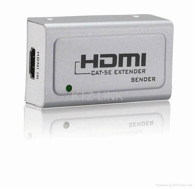 HDMI Extender 30M by LAN Cable, Supports Video Format 2