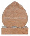 heart shape granite headstone/monument/gravestone/tombstone 5