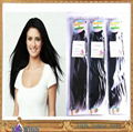 Fashion indian human hair weaving,100g/pcs 2