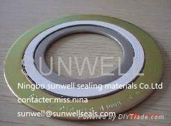 PTFE Spiral wound gasket(SUNWELL)