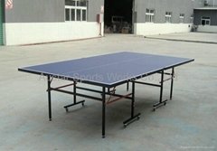 table tennis table as-501 square leg 2'' wheels