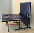 table tennis table as-203 square leg 3'' wheels  1