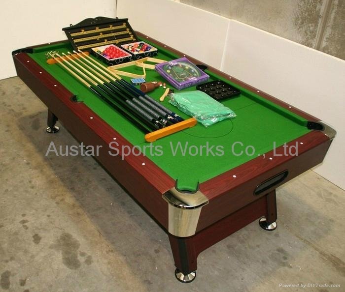 pool table billiard table with full acc.kits AS-7900 