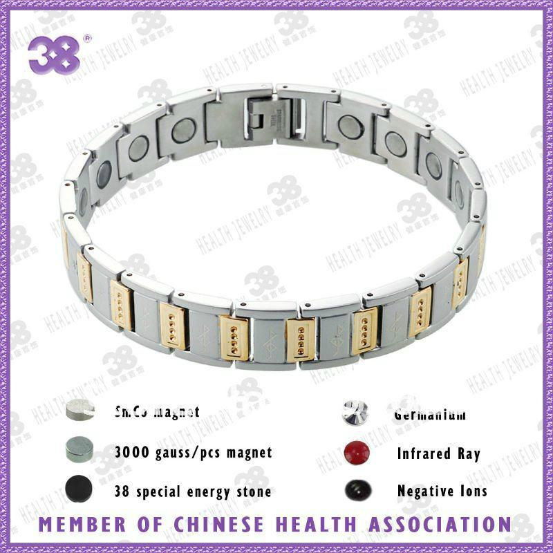 hot fashion and charm magnetic silver color bracelets