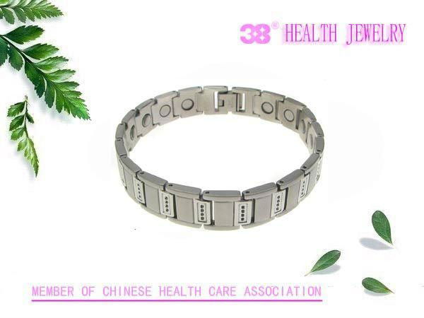 hot fashion and charm magnetic silver color bracelets 2