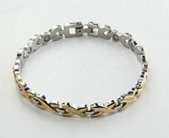 Lady fashion magnetic steel bracelet jewelry