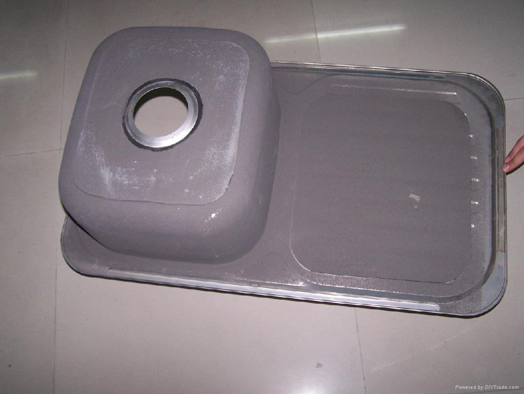 Single bowl with drainer bowl kitchen sink 3