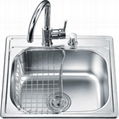 stainless steel square kitchen sink 1