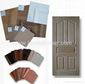 HDF Natural Sapeli and Teak Door skin With Molded 12mm Deep Profile.