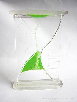 transparent sand timer