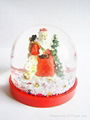 transparent snow man for snow globe 1