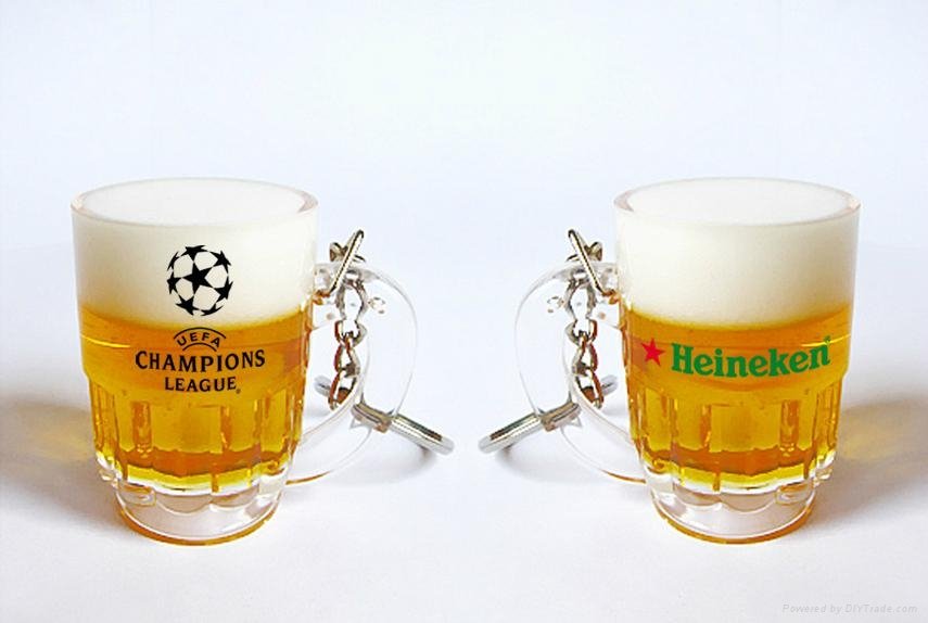 hot sale beer cup keychain 4