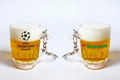 hot sale beer cup keychain 4