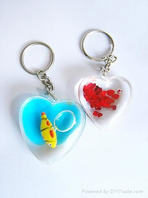  beautiful heart shape keychain