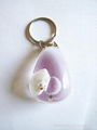  beautiful heart shape keychain 4