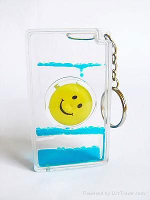 sand timer keychain 2