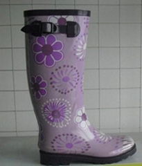 rubber rain boots