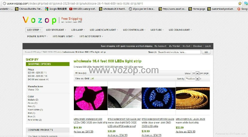  16.4 feet 600 LEDs light strips from vozop com 2