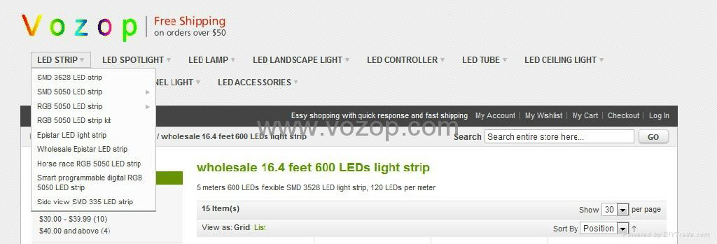  16.4 feet 600 LEDs light strips from vozop com 3