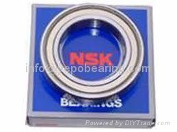 NSK Deep Groove Ball Bearings 6205ZZ/RS/DDU 2
