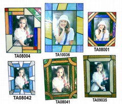 stained glass photo frames