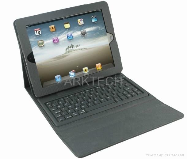  iPad leather case with Bluetooth Keyboard